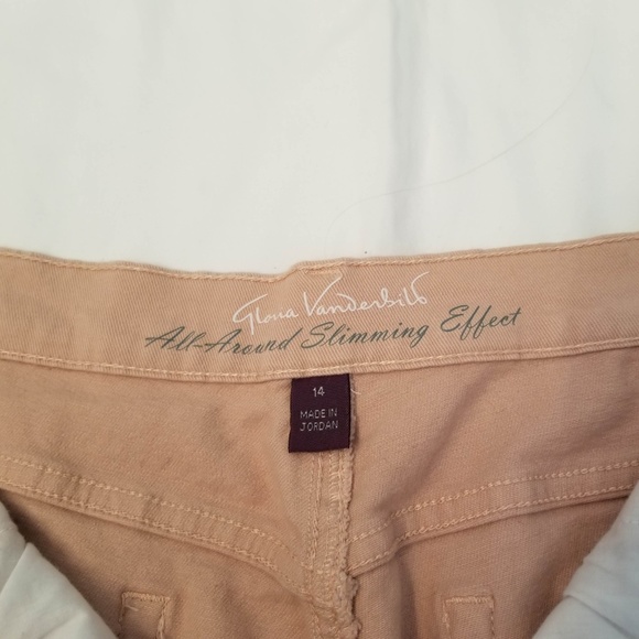 Gloria Vanderbilt Amanda Peach Capri's 14 - Picture 2 of 3